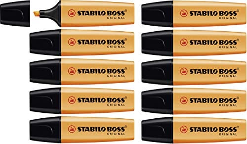 Stabilo BOSS ORIGINAL - Evidenziatore - Confezione da 10 - Arancione