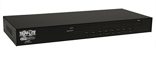 Tripp Lite B042-008 8-Port 1U Rackmount USB PS2 KVM Switch with On-Screen Display