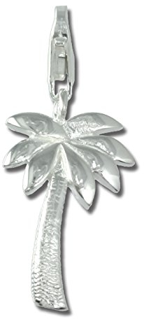 SilberDream Charm Schmuck 925 Echt Silber Armband Anhänger Palme FC3101 Silber Charmsschmuckanhänger