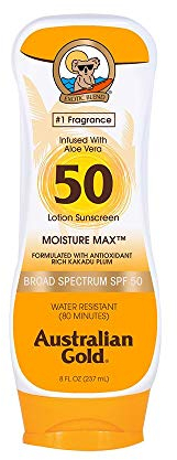 Australian Gold SPF 50 Lotion 237 ml für sehr empfindliche Haut