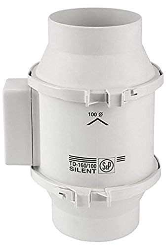 S&P TD160/100 - Ventilador (160m/hr, 10,1 cm)