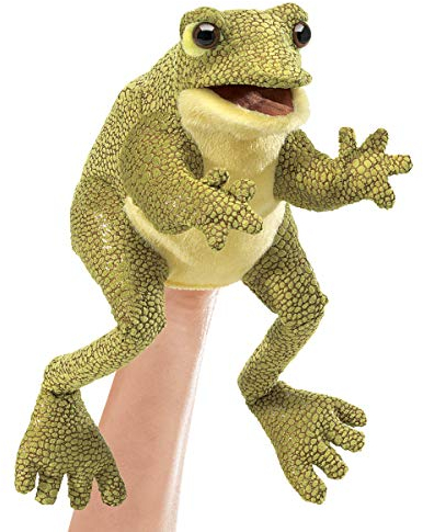 Folkmanis Funny Frog Puppet