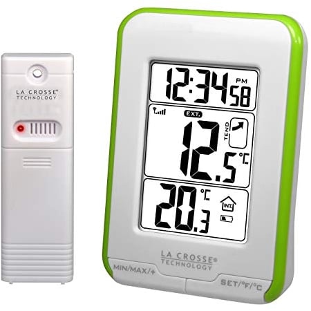 La Crosse Technology WS6810 Station de Température, Coloris Vert