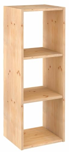 Astigarraga DMC300 DMC300.99 Holzregal mit 4 Böden, Holz, 175x76.7x43 cm
