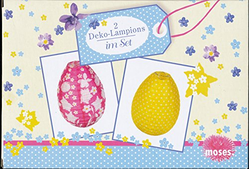 Moses 25380 Deko-Lampions Pink-Gelb