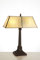 Tiffany Hockerleuchte Tischleuchte Höhe 50 cm, Breite 40 cm - Leuchte Lampe - Stilvoll