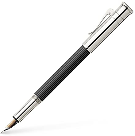 Graf von FABER-CASTELL 145550 - Füllfederhalter Classic, Ebenholz, Federbreite M