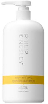 Philip Kingsley | Bodybuilding schwereloses Shampoo | Volumenshampoo für feines, schlaffes, flaches, fliegendes Haar | Spendet Feuchtigkeit, verdickt, hebt und verleiht Volumen und Glanz | 1000ml