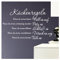 Grandora Wandtattoo Küchenregeln I weiß (BxH) 94 x 58 cm I Küche Spruch Zitat Aufkleber selbstklebend ablösbar Wandaufkleber Wandsticker Sticker W957