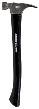 Dead On Tools - Investment Cast Wood Hammer, 16 Curved Hickory Handle, 21oz. (DO21C)