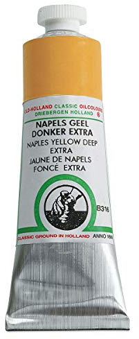Old Holland Ölfarbe – Klassische Farben 40 MLS – 164 Künstlerfarben B316 Naples Yellow Deep Extra