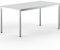 VERSEE SYSTEM8X Höhenverstellbarer Schreibtisch 160 x 80 cm in Lichtgrau - Für Büro/Home-Office im Metall Chrom Design