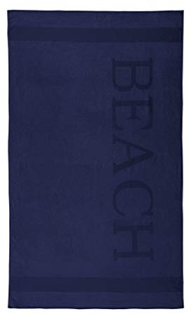 Lucca Strandtuch, Frottee, Navy, 100x200 cm, 55383