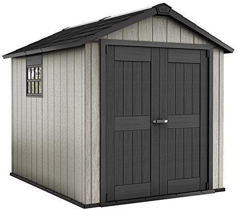 Keter Casetta da giardino Oakland 7,5x9 in Resina, Robusta e Dipingibile