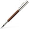 Graf von Faber-Castell 146523 - Füllfederhalter Guilloche, Cognac, Federbreite B, 1 Stück