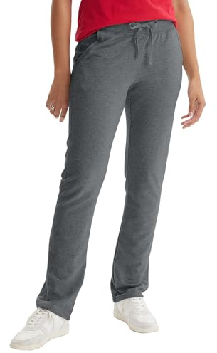 Hanes Women's French Terry Pant, Charcoal Heather, Small