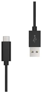Artwizz USB-C auf USB-A Kabel - Ladekabel für USB Typ C Geräte wie Smartphones, Kamera, Kopfhörer - Schwarz, 2m