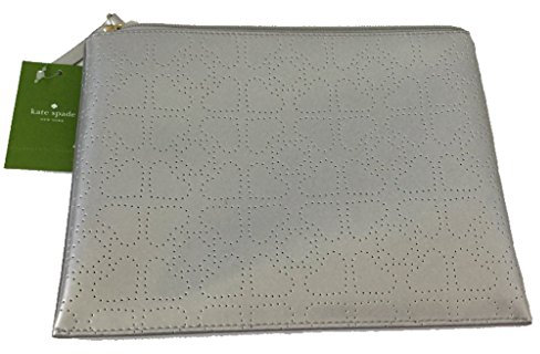 KATE SPADE NY Metro Spade Large Pouch - Silver