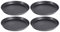TAMLED Pizzablech Ø 24 cm gebördelter Rand Set
