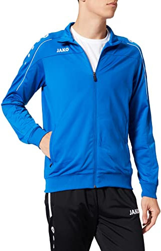 JAKO Classico Polyesterjacke blauweiss, 4XL Herren