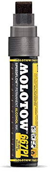 Molotow : Masterpiece 667PI Speedflow Marker : 15mm : Signal Black