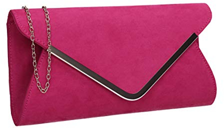 SwankySwans Karlie, Bolsa de Mano para Mujer, Fuchsia, One Size
