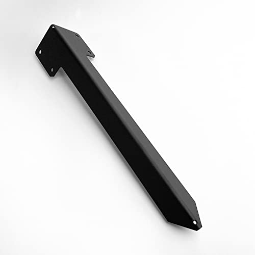 Indoor Outdoor 90° Edge Bracket for Timber Railway Sleeper, Driveway or Pathway - 90 Degree Corner Brackets for Connecting Planters and Raised Border Edging - Black (50cm or 20)