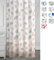 RIDDER 303205-00 Duschvorhang Folie ca. 180x200 cm, Fallin grün-braun