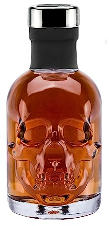 Rum 15 Jahre 0,2L Piraten Skull Totenkopf Flasche Caribbean Ron Solera Reserva 40% Vol 200ml