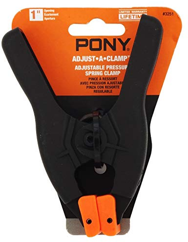 Pony Tools 3251 1in. Adjustable Spring A-Clamp, Black