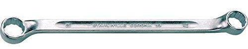 STAHLWILLE Doppelringschlüssel, flach gekröpft 14X15 mm