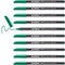 Rotulador edding punta fibra 1200 verde neon n.64 punta de fibra 0,5 mm