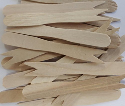 50 x Wooden Disposable Chip Forks