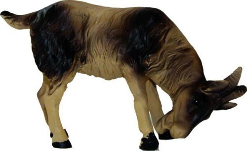 Ziege fressend, geeignet für 11 bis 13cm Figuren