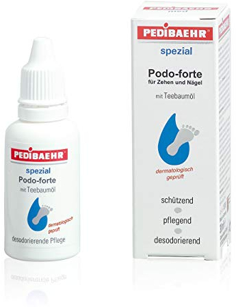 Podo forte fluid mit Teebaumöl, spezial Zehenpflege, Nagelpflege, PediBaehr, 30ml