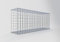 GABIONA - Gabione 100 x 40 x 20 cm - Gabionenkorb mit Maschenweite 5x5 cm - Anbau-Korb Typ 2 (ohne Stirngitter)