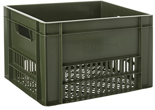 FastRider Groß | Fahrradkiste, Vorderradgepäcktäger | 34 Liter | Grün