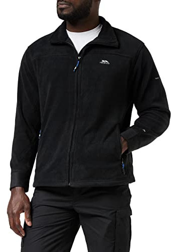 Trespass Mens Bernal Full Zip Fleece Jacket (XS) (Black)