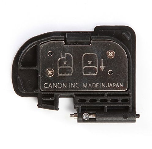 Fotga Camera Battery Door Cover Protection Lip Cap for Canon EOS 5d Mark Ii 5d2 Black