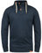 !Solid SDTripTroyer Herren Sweatshirt Troyer Pullover mit Stehkragen Knopfverschluss Reißverschluss Kordelzug Rippbündchen Baumwollmischung Regular fit, Größe:M, Farbe:Insignia Blue Melange (8991)