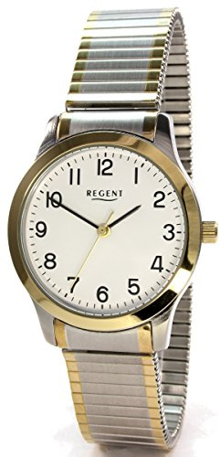 Regent 15650999 Montre Homme Acier Inoxydable Cordon bicolore
