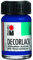 Marabu 11300039052 - Decorlack Acryl Mittelblau 052, 15 ml, hochglänzender Acryllack auf Wasserbasis, wetterfest, speichelfest, zum Malen, Schablonieren und für Serviettentechnik