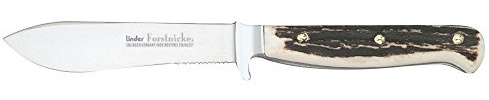 Linder Jagdmesser Klingenlänge 11.1 cm Hirschhorn, 23.2 cm, 165512