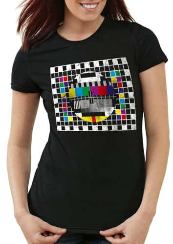 style3 Testbild Damen T-Shirt Sheldon, Farbe:Schwarz, Größe:XL