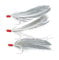 Sea Fishing: 7 X Hook White Mackerel Feather Rig