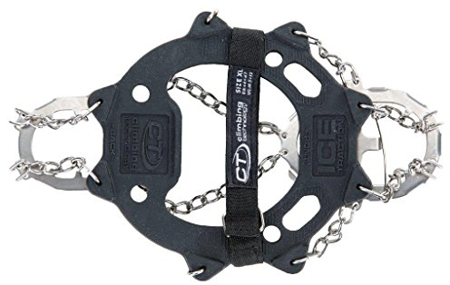 Climbing Technology Ice Traction Plus crampón, Negro, 44-47