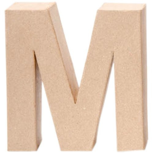 Papp-Buchstabe M, 17,5x5,5cm [Spielzeug]