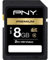 PNY Premium SDHC Class 4 8 GB Flash Memory 8 GB SDHC Class 4 (SDHC-Class 4 SDHC 8 GB Black Class 4 Wired Bulb)