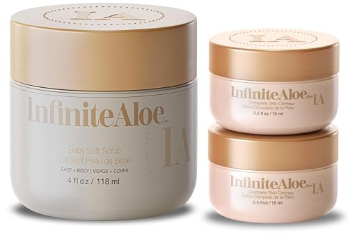 InfiniteAloe Skin Care SCRUB – Das Original – Peeling Gesicht und Körper Aloe Vera – 114 g