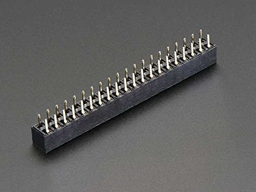 Adafruit GPIO Header für Raspberry Pi HAT - 2x20 Kurzer Buchsenheader in Schwarz